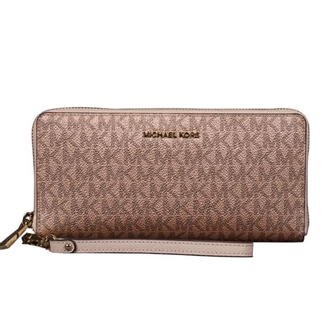 soft pink wallet michael kors|Michael Kors soft pink wallet.